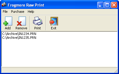 Free Raw Print Screenshot